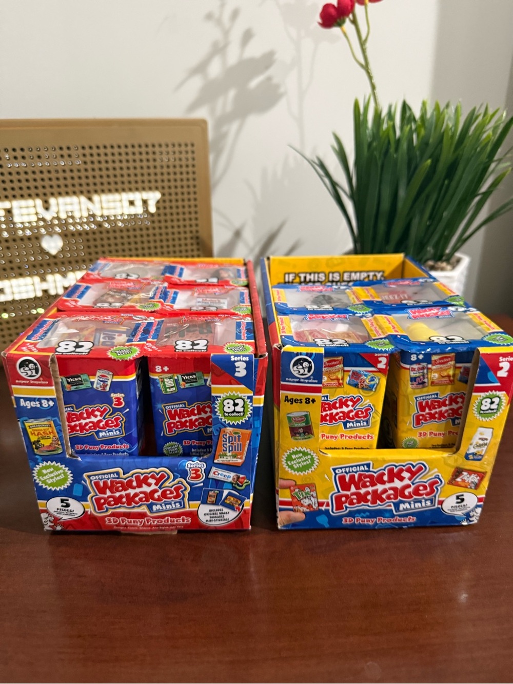 New Topps Wacky Packages Mini Blind Boxes - series 3 and 2 Lot of 10